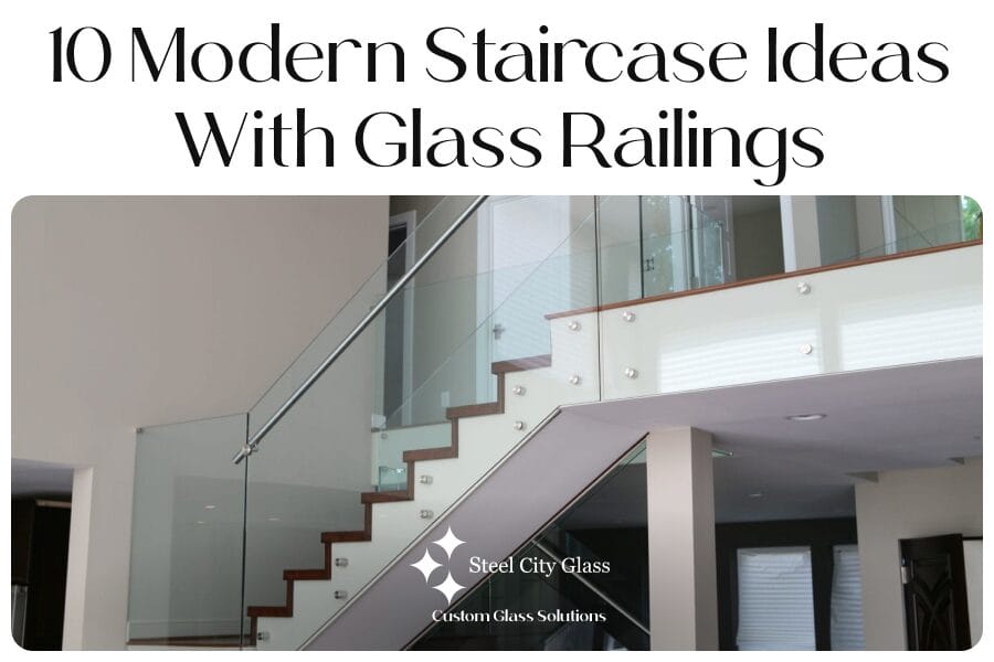 Modern Staircase Ideas With Glass Railings