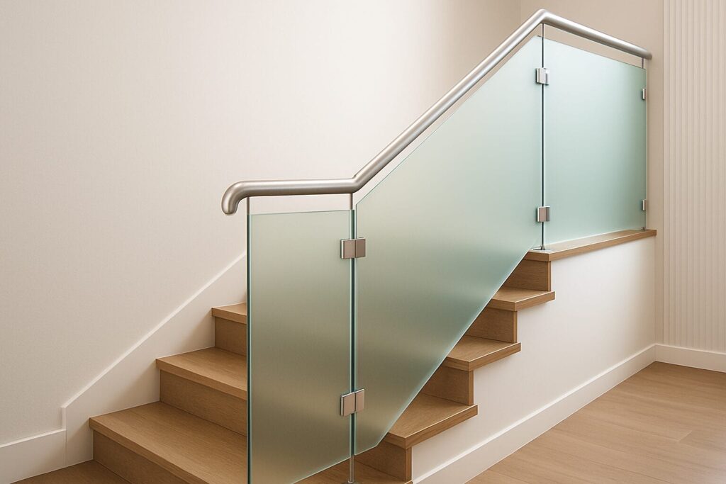 Frosted Glass Panels for Privacy and Diffusion example