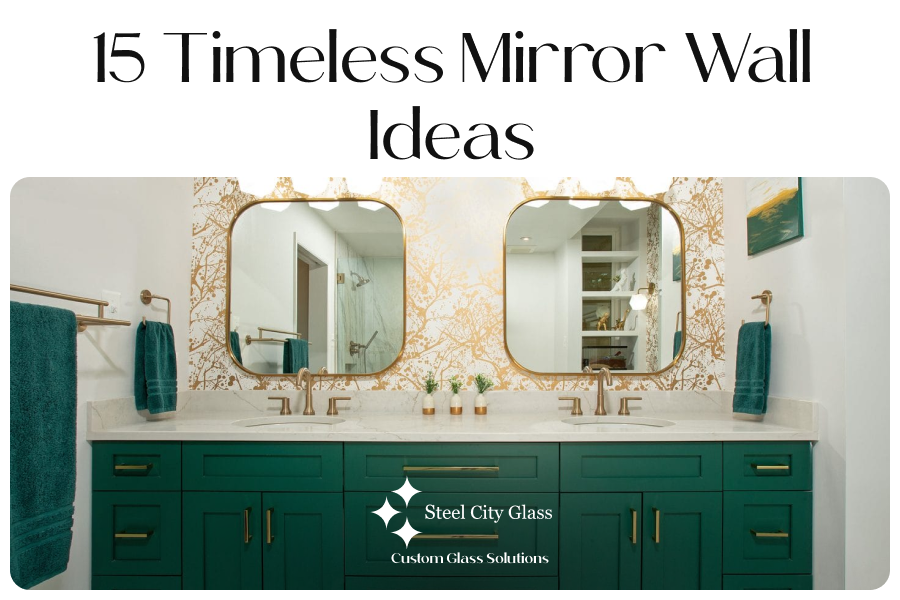 Featured image of the "15 Mirror Wall Ideas" article
