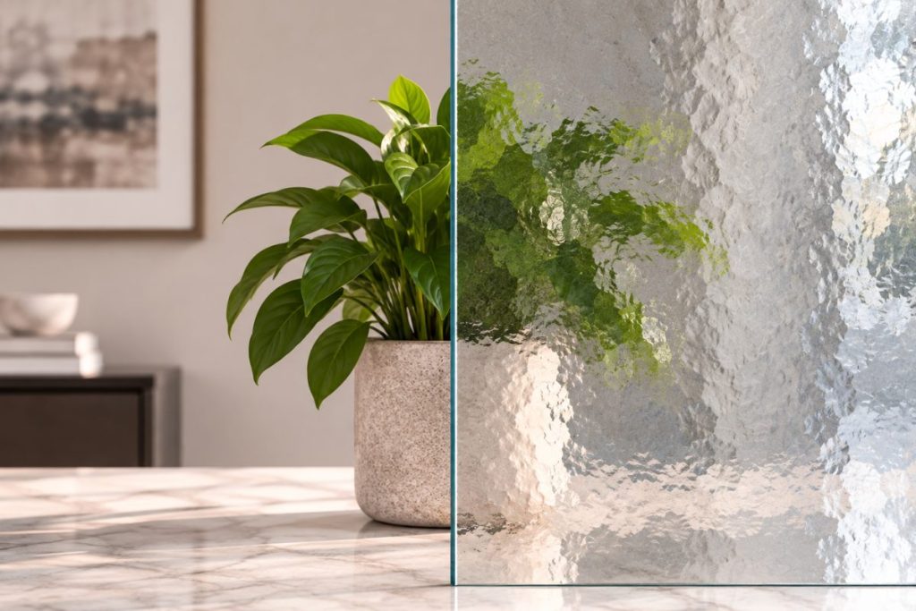 Aquatex cabinet glass option